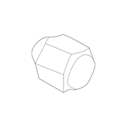 Genuine OE Nissan Wheel Nut - 40224-43N0A