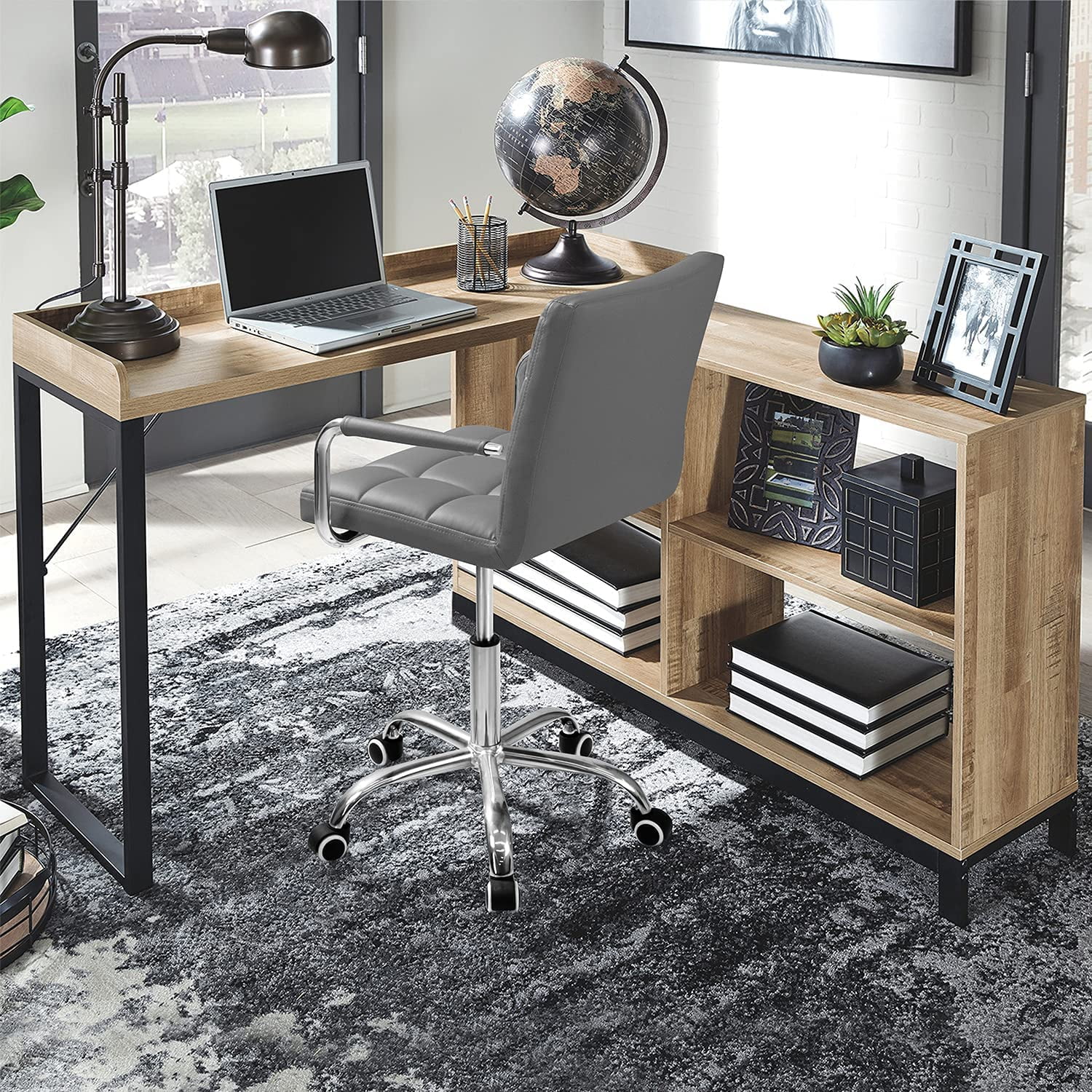 chair and computer table