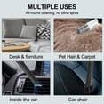 thumbnail image 3 of Handheld Vacuum Cleaner - 15.7 x 3.2in, 12KPa Wet/Dry Car & Home Use with 60-Min Battery & 4 Brushes(), 3 of 6