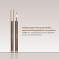 thumbnail image 2 of Cahill Eyeliner Soft Tip Lower Eyelash Bifurcated Brush Fast Does Waterproof Essential Fade F5v9, 2 of 8