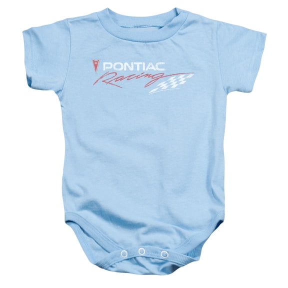 Pontiac Pontiac Racing Rough Hewn Infant Baby Romper T-Shirt Light Blue