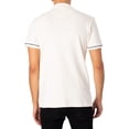 thumbnail image 3 of Trojan Knitted Cotton Pattern Polo Shirt, Beige, 3 of 5
