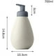 thumbnail image 2 of Dispensador de jabón de cerámica de 24 oz Dispensador de jabón de manos para cocina Jabón de manos Aceites esenciales y lociones Dispensador de jabón moderno (azul), 2 of 6