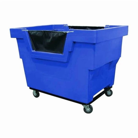 Royal Basket Trucks Cube Truck,1 cu. yd.,1200 lb. Cap,Blue G23-BLX-MTC-4UNN