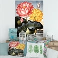 thumbnail image 2 of Designart ' Ancient Flowers II ' Traditional Canvas Wall Art Print, 2 of 4