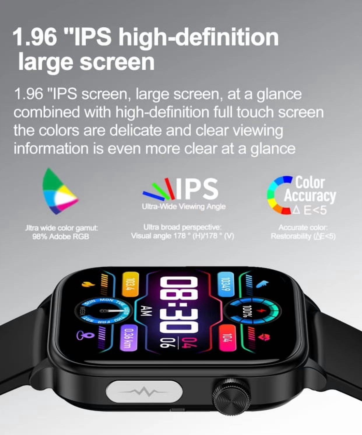 LAATIKUI ET570 smart watch waterproof health sports call reminder tracking