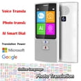 thumbnail image 2 of stanreset Intelligent Voice Translation Machine Portable Handheld Smart Translator Instant Voice Translator with 2.4 Inch HD Touch Screen White, 2 of 6