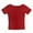 Red, variant on Tiijoy Crop Top for Girls Short Sleeve Active T-Shirt Slim Fit Stretch Tee, Sizes 12-13