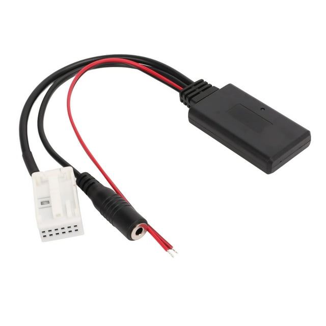 Cable auxiliar Bluetooth, adaptador de audio Bluetooth 5.0 para automóvil, adaptador de cable auxiliar True Excellence