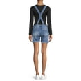 thumbnail image 3 of Time and Tru Women's Maternity Denim Shortall, 3 of 4