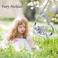 thumbnail image 6 of Heart Necklace Sterling Silver Tooth Fairy Heart Pendant Necklace Women Jewelry Gifts, 6 of 6