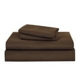 thumbnail image 6 of Bed-in-a-Bag 9-pieces Umay Floral Burgundy Comforter and Sheet Set King Size Brown Bed in Bag, 6 of 9