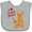 AC-Heather Grey, variant on Inktastic I Love Crested Geckos Boys or Girls Baby Bib