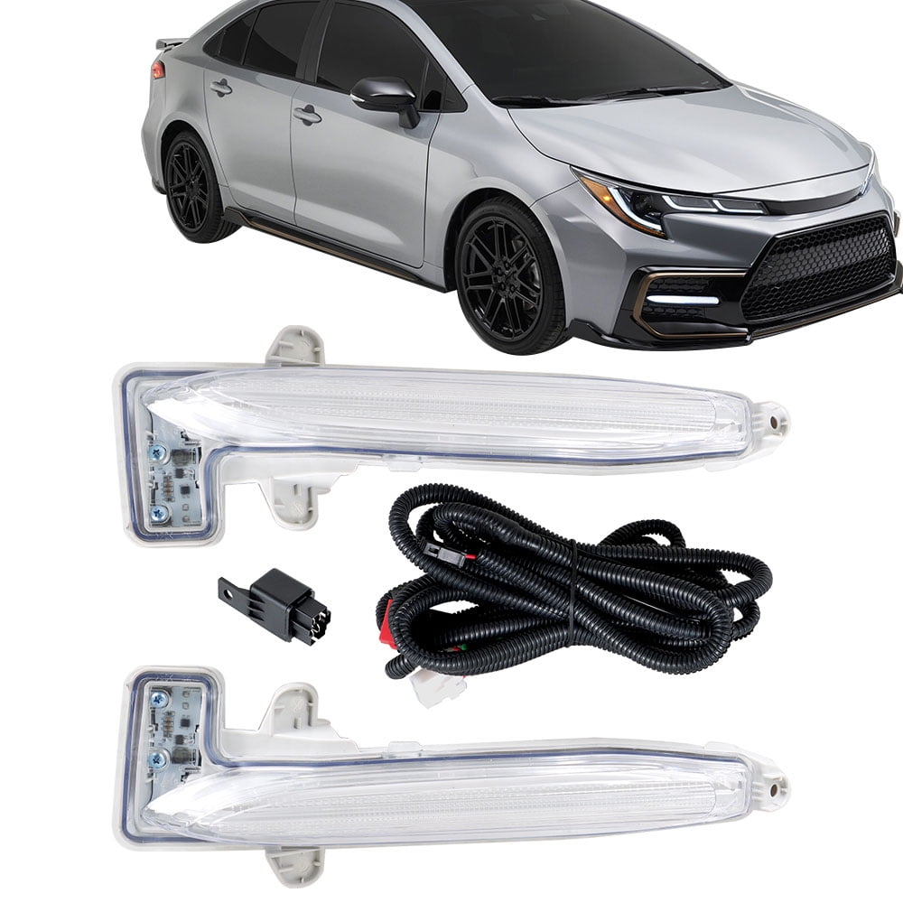 labwork LED DRL Fog Lights Replacement for 2020 2021 Toyota Corolla SE