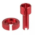 thumbnail image 3 of 2 Pcs Leviers de Frein et d'Embrayage de Moto Bleus 8Mm Vis de Réglage M8X1.25 Rouge, 3 of 10