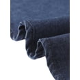 thumbnail image 5 of Agnes Orinda Women's Plus Size Denim Shacket Jacket Color Block Hooded Button Down Long Sleeve Jeans Shirt Jackets with Pockets 1X Dark Blue, 5 of 6