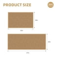 thumbnail image 3 of GALMAXS7 Kitchen Rugs and Mats 2 Piece Non Skid Kitchen Mats Washable Kitchen Floor Mats 20"x32"+20"x47",Beige, 3 of 10
