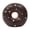 Brown, variant on Donut Shaped Squeaky Dog Toy, Colorful Soft Latex Pet Chew Toy for Teething Relief and Interactive Indoor Play, Squeaker Sound Simulation Donut Toy for Small Puppies and Cats - Yellow