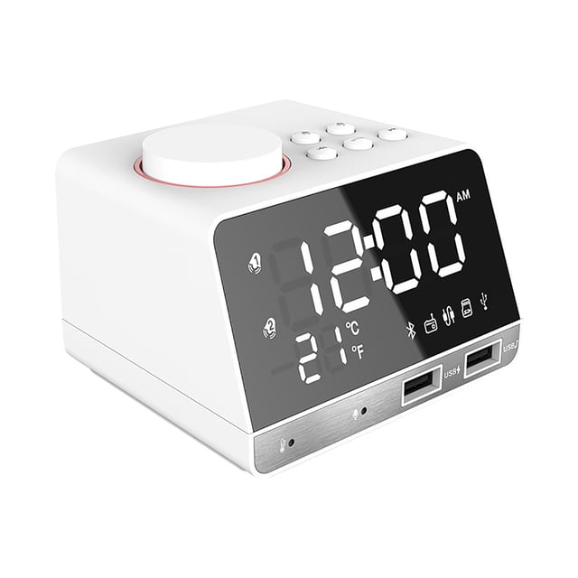 Altavoz Bluetooth Despertador Integrado Multifunción Dual USB Fuente de alimentación Radio Inicio Tarjeta de cabecera Audio Wmkox8yii HKAHFKAH1349