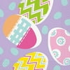 Lilac Easter Paper Beverage Napkins 16 ct Colorful Eggs