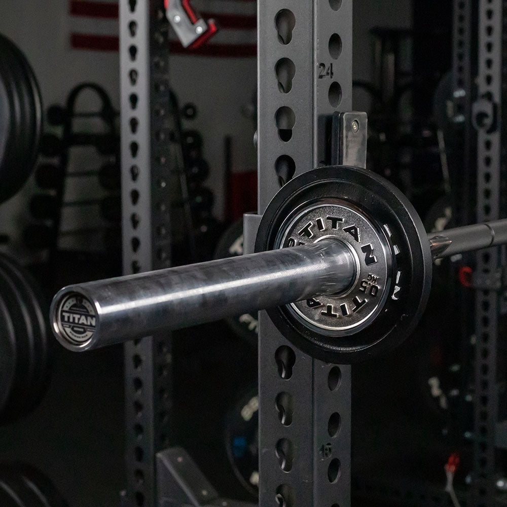 Titan Fitness .5 KG Olympic Calibrated Steel Powerlifting Plates, Machine Precision Steel Discs, Sold in Pair