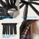 thumbnail image 2 of Diadema rizadora sin calor, diseño de pulpo, rizadora sin calor, herramienta de peinado para cabello de longitud media (negro), 2 of 5