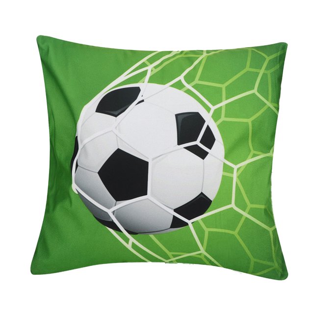 Funda De Cojín Con Diseño De Pelota Deportiva, Funda De Almohada Con Diseño De Fútbol, baloncesto, Rugby, 2 Uds.