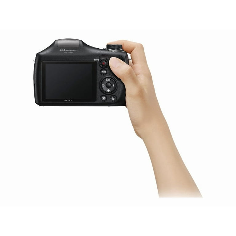 Sony Black DSC-H300/B Digital Camera with 20.1 Megapixels and 35x