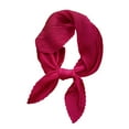 thumbnail image 2 of Clearance Clothes under $5 Abomasnow Silk Scarfs for Women Pleated Solid Color Lightweight Square Satin Head Scarf Small Silk Hair Scarf for Decorative Scarf Neck, 2 of 2