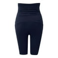 thumbnail image 5 of Bibifish Womens Maternity Leggings Knee Length High Waist Slim Fit Pants Elastic Waistband Pocket Detail Stretchy Casual Daily Wear Comfortable Maternity Pants, 5 of 6