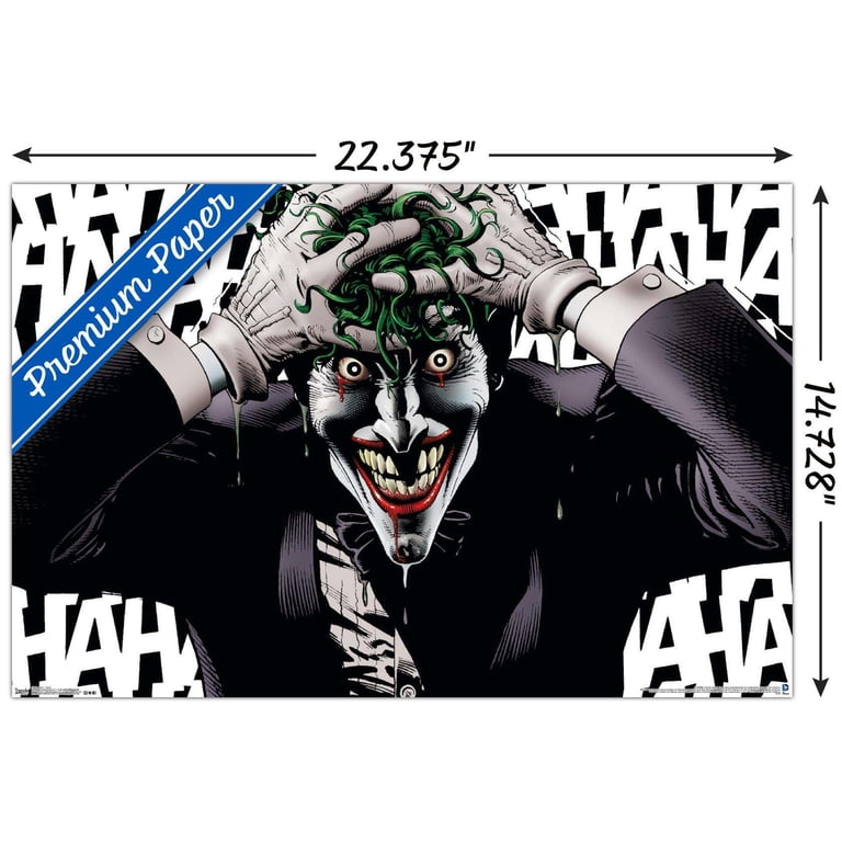 キ*ン様 Mike Mitchell Joker ジョーカー 額装品　ポスター DC Comics - The Joker - Crazy Wall Poster, 14.725