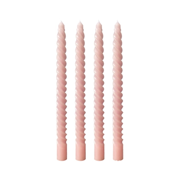 D Long Thread Candles For Wedding Banquet Party Decoration Unscented Mixed Wax Taper Candles 4 Pack 9.84 Inch