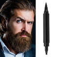 thumbnail image 1 of Remplisseur de Crayon à Barbe, Stylo de Coiffure Résistant à la Transpiration Marron Foncé Fourche à 4 Embouts pour Homme pour Salon, 1 of 7