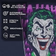 thumbnail image 4 of Men's Batman Joker Ha Ha Frame Pull Over Hoodie Navy Blue 3X Large, 4 of 6