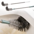 thumbnail image 1 of XWSHYW General Cepillo de Baño con Cerdas de Plástico, Kit de Cepillo para Cuenco de Limpieza de Baño, Cepillo Limpiador de Inodoro Moderno y Compacto, Cerdas de Mango Largo para Baño, 1 of 7
