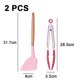 thumbnail image 2 of Juego de 2 piezas de silicona para utensilios de cocina, utensilios de cocina resistentes al calor con mango de madera, utensilio de cocina antiadherente, 2 of 5