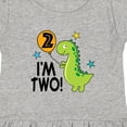 thumbnail image 4 of Inktastic 2nd Birthday Dinosaur 2 Year Old Boy Girls Toddler Dress, 4 of 5