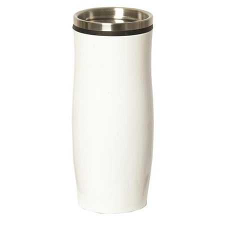 

Gistel 450 ml 13.5 oz with Carabineer Lid - White Bottle