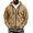 Khaki, variant on Men's Workwear Crew Neck Sweatshirt Long Sleeve Sport Shirts Pullover Casual Durable Top Solid Color Regular Fit For Daily Tasks And Outdoors