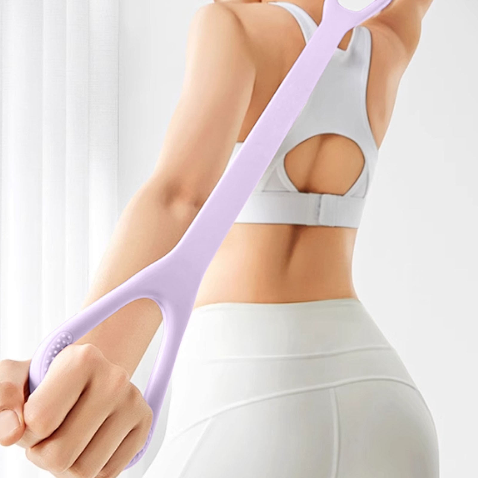 Yannianjz Fitness Resistance Bands, Silicone High-Elasticity Stretching Ropes, Yoga Puller Elastic Belts for Shoulder, Neck, Home Workout, Physical Therapy