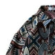 thumbnail image 4 of Chaqueta con estampado geométrico étnico para exteriores de primavera y otoño para exteriores de moda para hombres Pompotops oipoqjl12981, 4 of 7