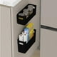 thumbnail image 2 of Caja de almacenaje de plástico para montaje en pared - Pack de 2, diseño adhesivo y multifuncional - organizador que ahorra espacio para dormitorios/cocinas, 2 of 4