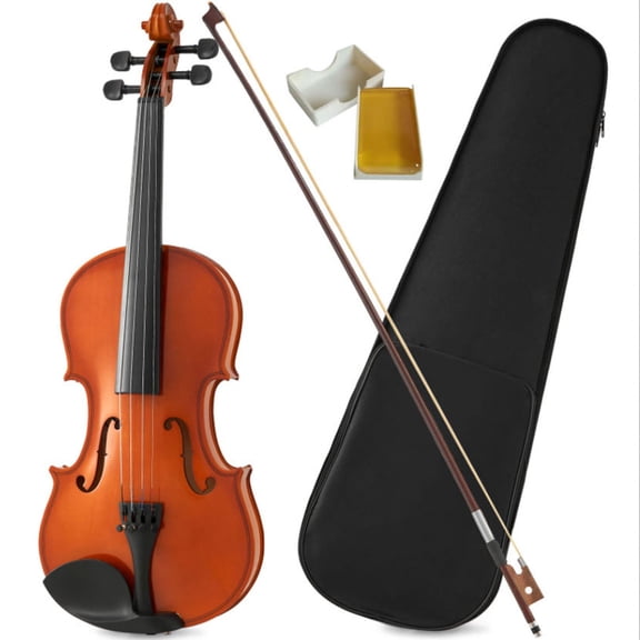 S-HOME Professional 4/4 Full Size Violin in Brown, Ready to Play Lightweight Design with Stable Tone,Lightweight Design with Rich Sound for Music Lovers and Beginners