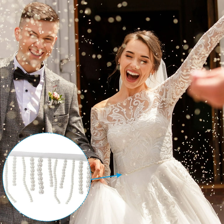 chinese dress ladies Lavender Plunging-V Beaded Straps Lace Embroidery Wedding Dress main image 1