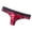 Red, variant on Men's Leather Sexy Thong Nightclub Performance Underwear Gold L