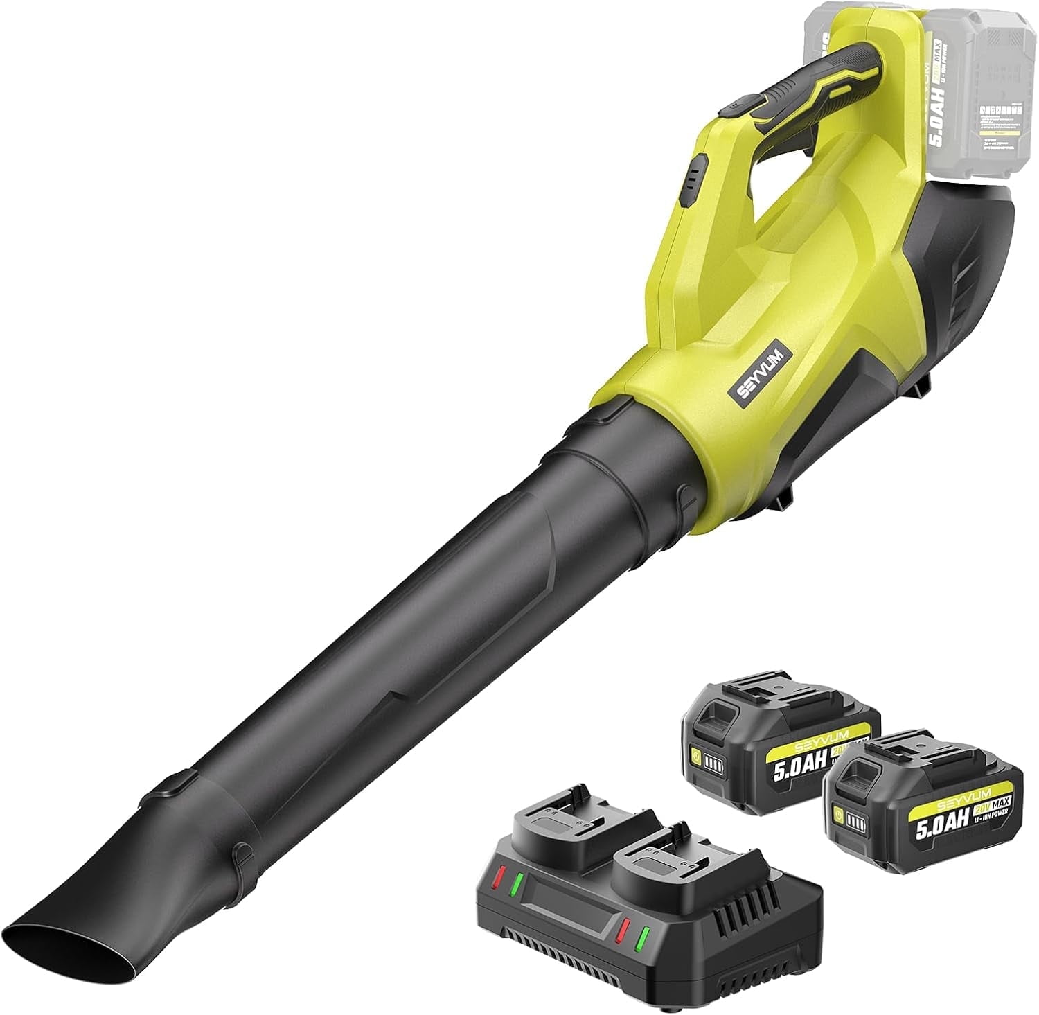 RYOBI ONE+ 18V Cordless Leaf Blower/Sweeper, 90 MPH 200 CFM, Lawn