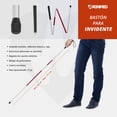thumbnail image 2 of Bastón Plegable y Ajustable Magnimed para Invidentes, Aluminio, Soporta 135 kg, 117 cm, 2 of 3