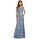 thumbnail image 1 of Vestido con lentejuelas para madre de la novia YXFDKZIB, color champán, talla 16, 1 of 7