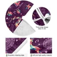 thumbnail image 2 of FMSHPON Unicorn Horse Cloud Illustration Xmas Christmas Tree Skirt Stand Mat for Holiday Party Decoration Indoor Outdoor 36 inches, 2 of 6