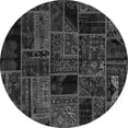 thumbnail image 1 of Ahgly Company Indoor Round Oriental Gray Modern Area Rugs, 4' Round, 1 of 4